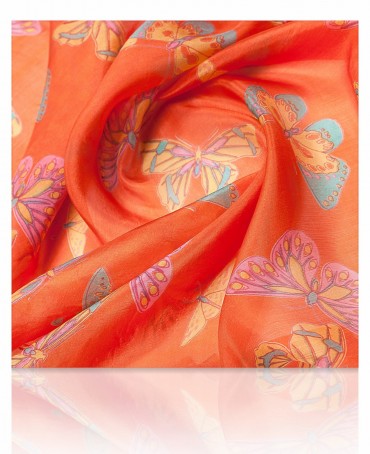 Палантин Женский S-BUTTERFLY/ORANGE